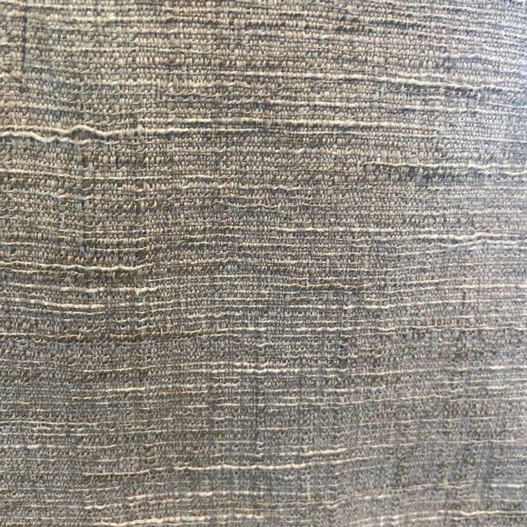 Planet Pleated Poly Cotton Blend Lined Midi Skirt in Tan Cream Sage Green Sz 8 - Picture 11 of 14